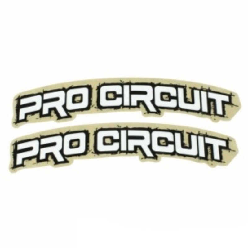 Autocollants rétro pour garde-boue PRO CIRCUIT