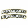 Autocollants rétro pour garde-boue PRO CIRCUIT