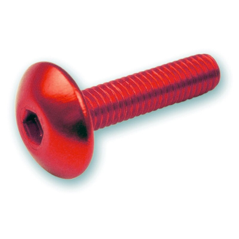 V PARTS screw allen M6x15 Red