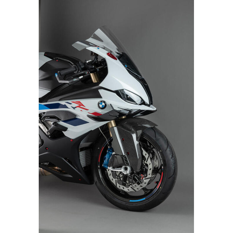 Garde-boue avant LIGHTECH avec prises d'air pour étriers de freins - carbone