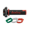 Poignée de gaz DOMINO XM2 Racing avec revêtements A450 - noir/rouge