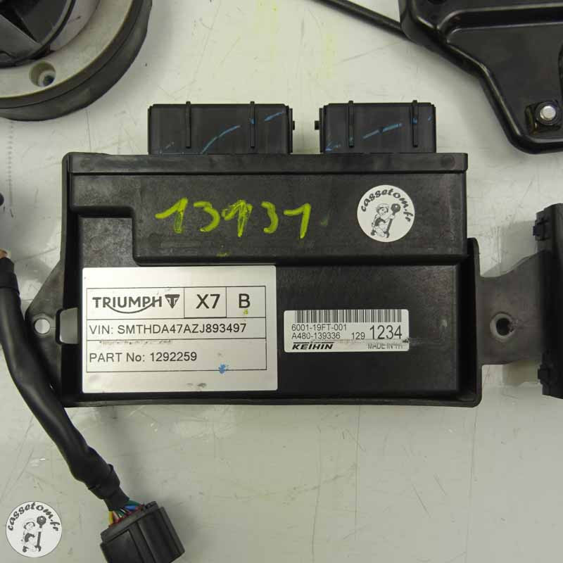 Kit serrures Triumph 660 street triple 2018