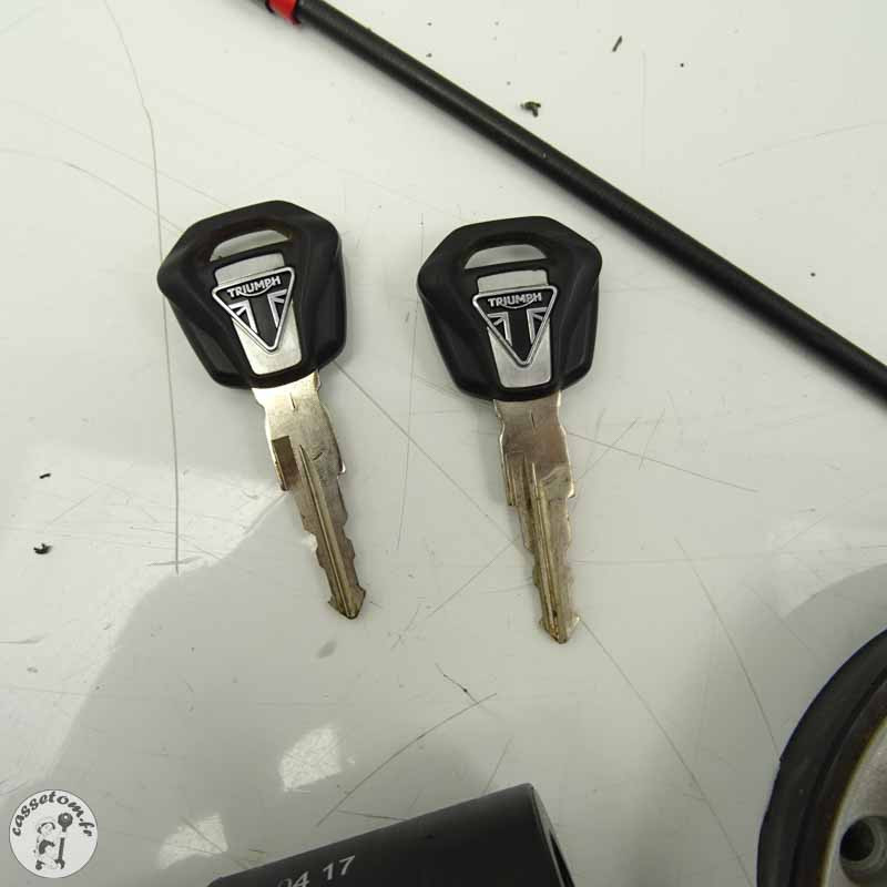 Kit serrures Triumph 660 street triple 2018