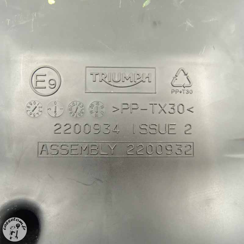 Boite de filtre à air Triumph 660 street triple 2018