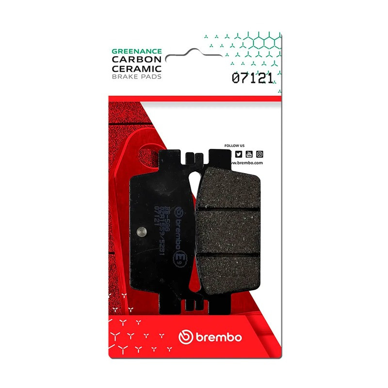 Plaquettes de frein BREMBO carbone céramique -  07121