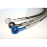Durite de frein Aviation SPEEDBRAKES carbone/raccord bleu