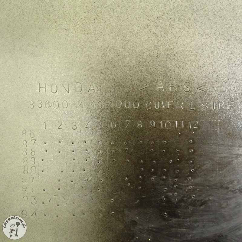 Carénage arrière gauche Honda XL 600 Transalp 95 | CasseTom