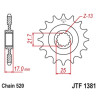 Pignon JT SPROCKETS acier anti-bruit 1381- 520