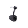 HIGHSIDER pro Bar End Mirror Victory With LED Indicator, Black Anodised Aluminium Head, E-approved