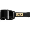 Masque FLY RACING Focus Sand noir - écran fumé foncé