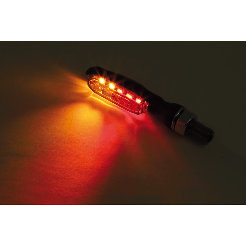 Feu arrière/clignotant LED HIGHSIDER pro Sonic-X1 3en1 homologué - la paire
