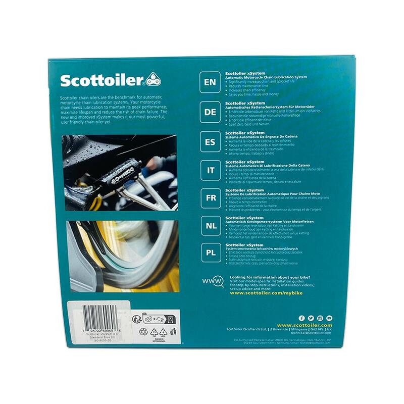 SCOTTOILER XSystem 3.0 + 250 ml Standard Blue (0-30°C)