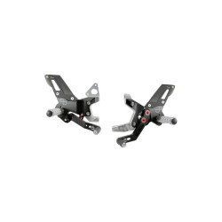 LIGHTECH Repose-pieds arrière réglables avec repose-pieds fixes (usage piste)