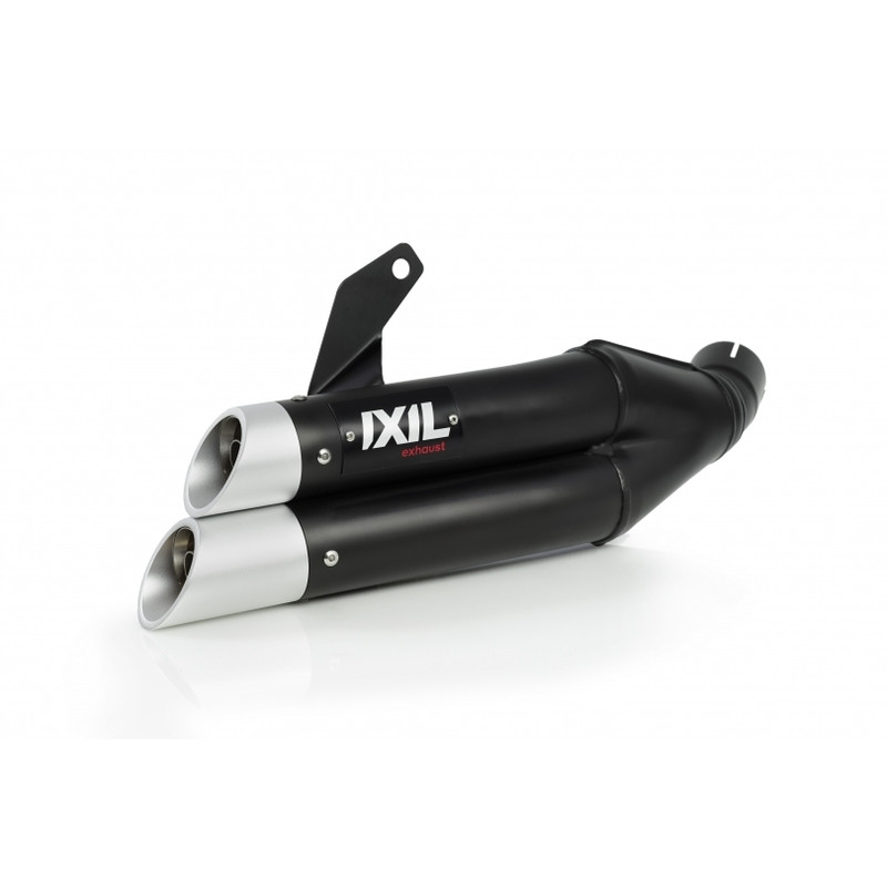 Ligne complète IXIL Hyperlow inox noir / alu poli - Yamaha MT-07 - XY9362XB