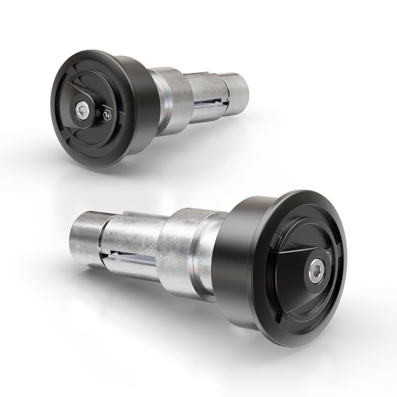 Embouts de guidon HIGHSIDER pro ENTERPRISE-EP1 - noir