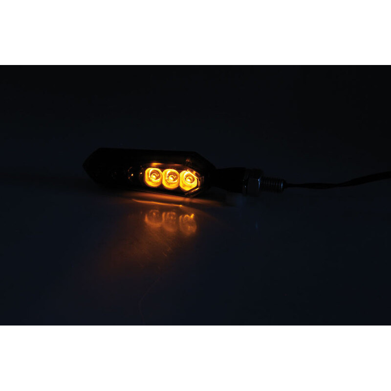 Clignotant séquentiel LED HIGHSIDER smart SORA - noir/teinté