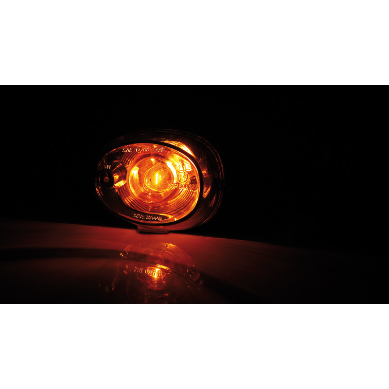 Clignotants HIGHSIDER smart OVAL - orange