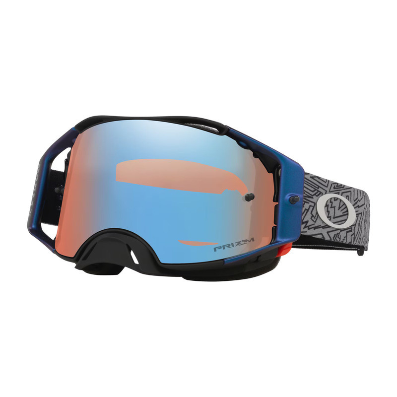 Masque OAKLEY Airbrake MX - Grey Strike écran Prizm MX Sapphire Iridium