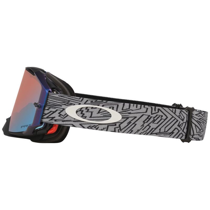 Masque OAKLEY Airbrake MX - Grey Strike écran Prizm MX Sapphire Iridium