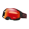 Masque OAKLEY Airbrake MX - Red Motion écran Prizm MX Torch Iridium