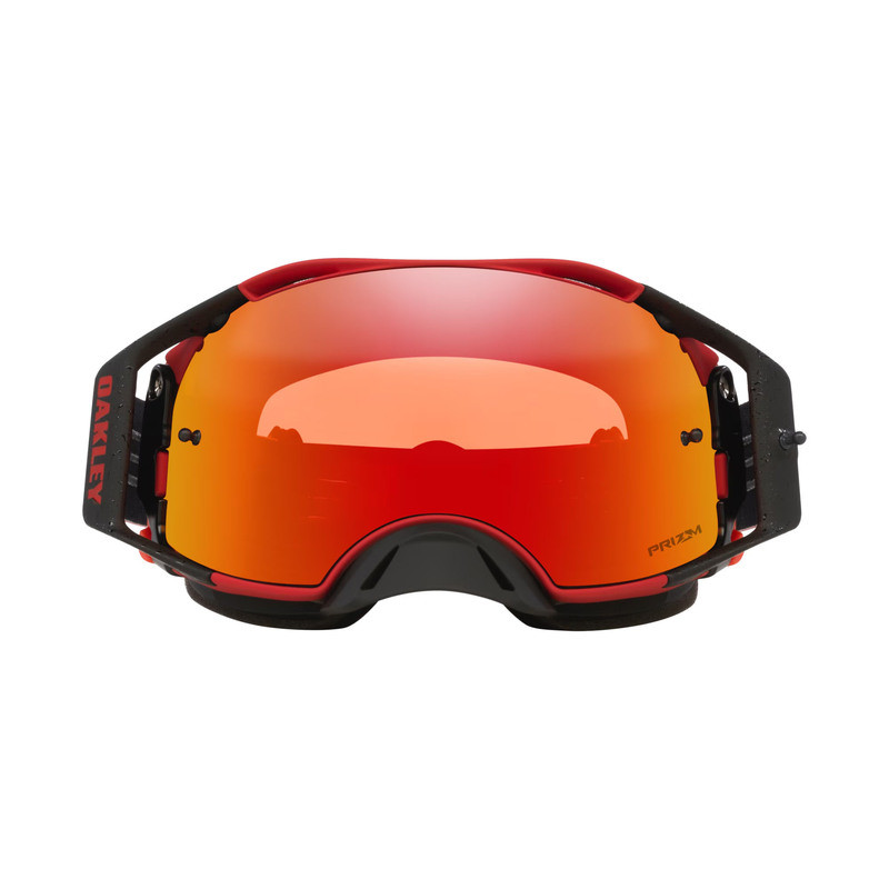 Masque OAKLEY Airbrake MX - Red Motion écran Prizm MX Torch Iridium