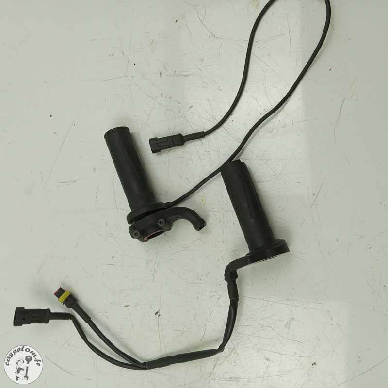 Poignée de gaz + poignée gauche   Yamaha 700 Mt-07 2018