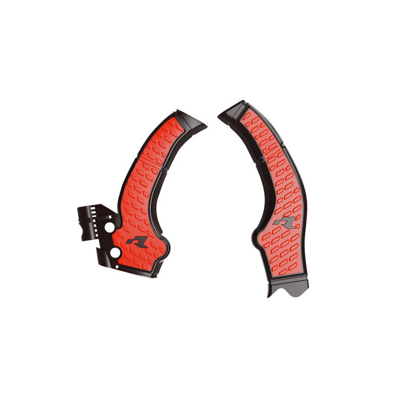 Protections de cadre RACETECH - noir/rouge