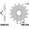 Pignon PBR acier standard 2350 - 525