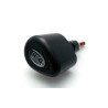 Tampon de protection R&G RACING Aero noir Kawasaki ZX-6R/RR