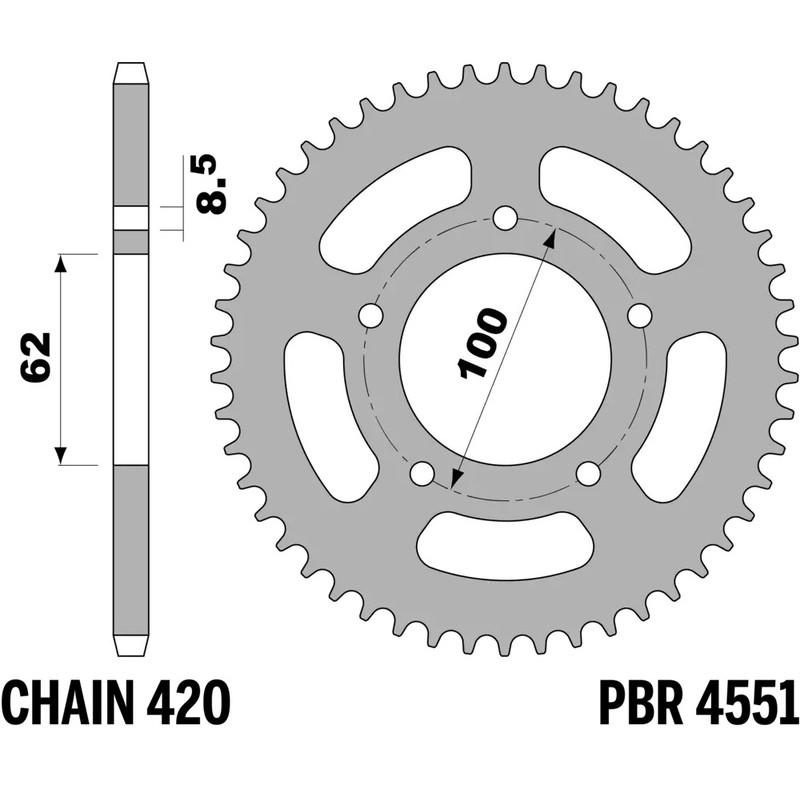 Couronne PBR acier standard - 420