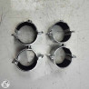 Lot de colliers de fixation support saute vent  Triumph 2300 rocket III 2005