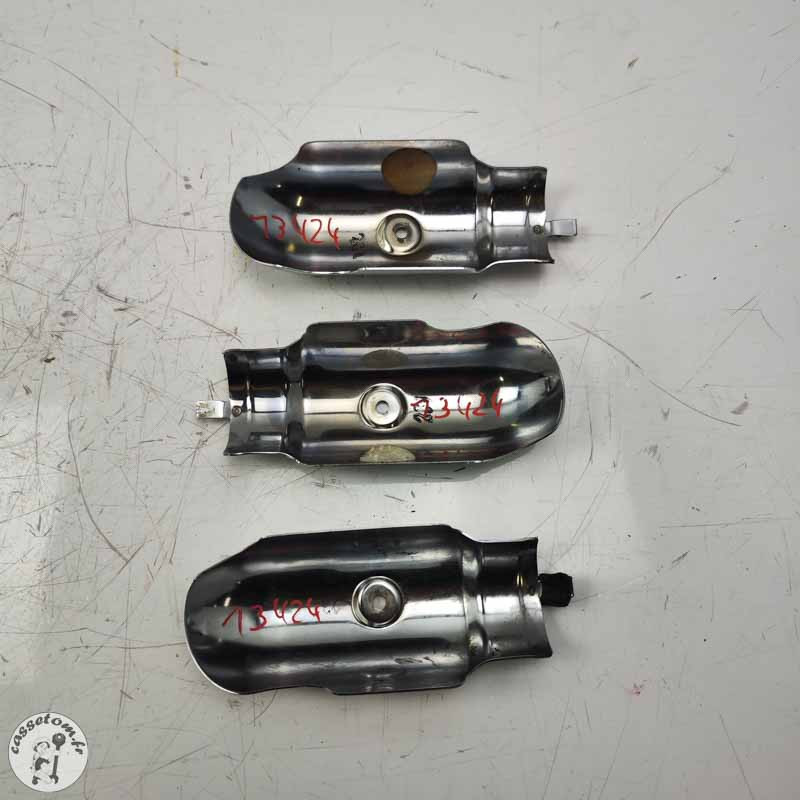 Lot de caches pare chaleur collecteur  Triumph 2300 rocket III 2005