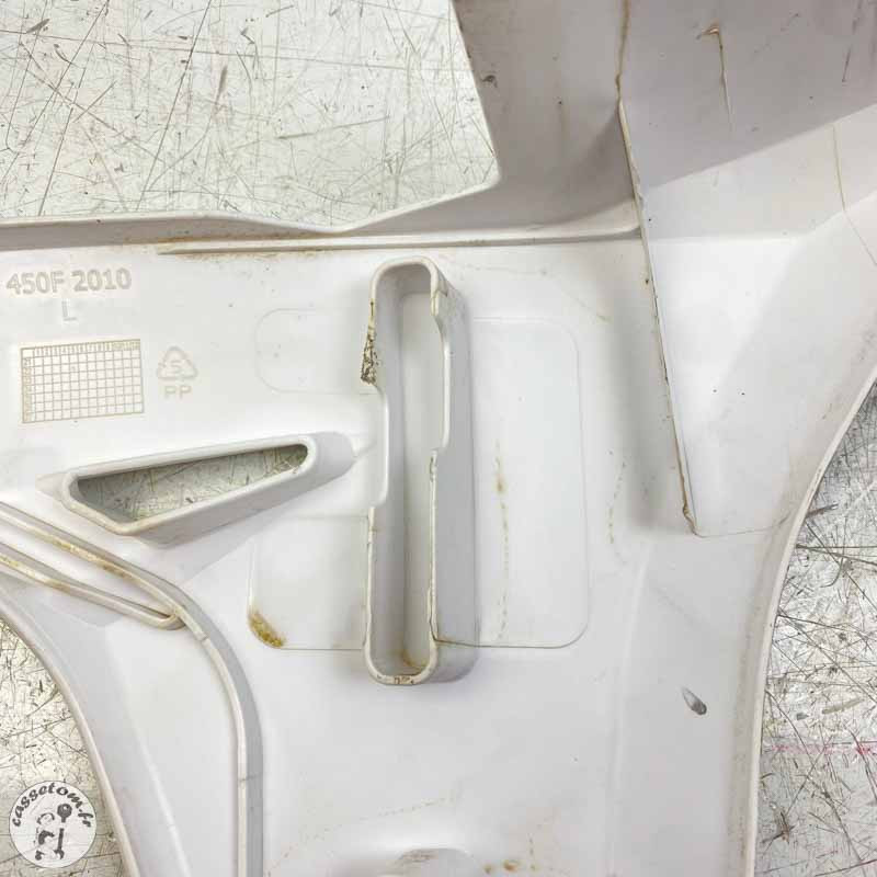 Ecope de radiateur gauche Yamaha 450 yz 2011