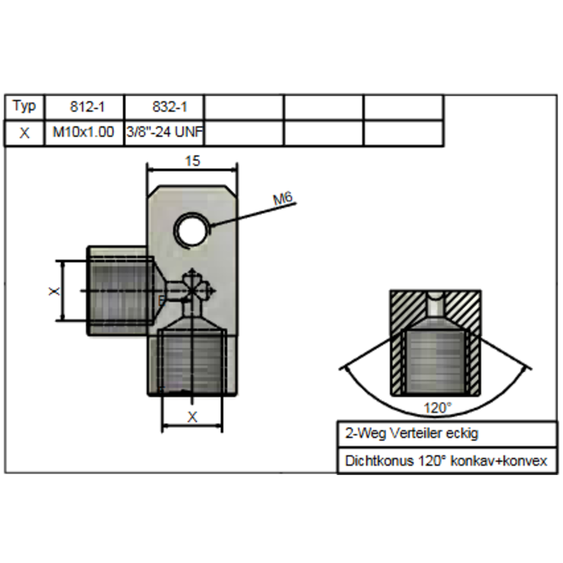 Répartiteur SPEEDBRAKES 812-1 Aluminum Argent