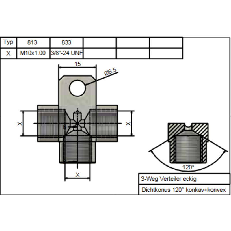 Répartiteur SPEEDBRAKES 813 Aluminum