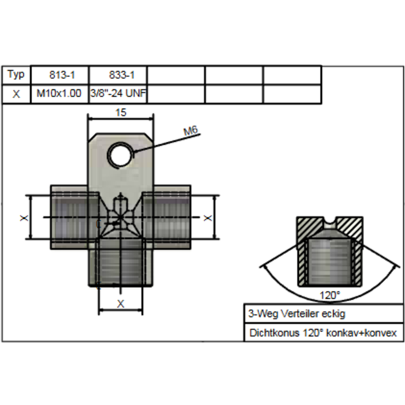 Répartiteur SPEEDBRAKES 813-1 Aluminum