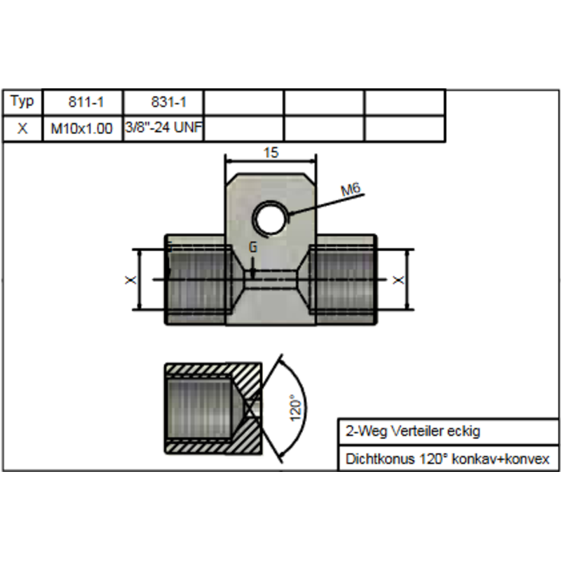 Répartiteur SPEEDBRAKES 811-1 Aluminum Argent