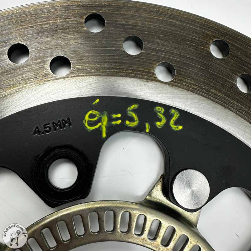 Disque de frein arrière + cible ABS  Kawasaki 650 vulcan s  2022