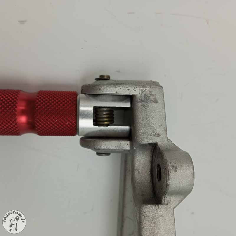 Platine repose pied arrière gauche  Cagiva 125 mito 2000