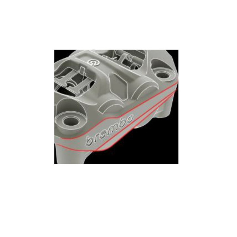 Étrier de frein BREMBO Hypure droit - rouge