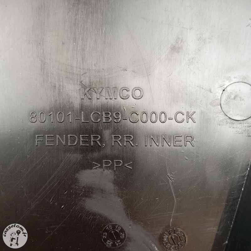 Passage de roue arrière  Kymco 50 Agility 2020