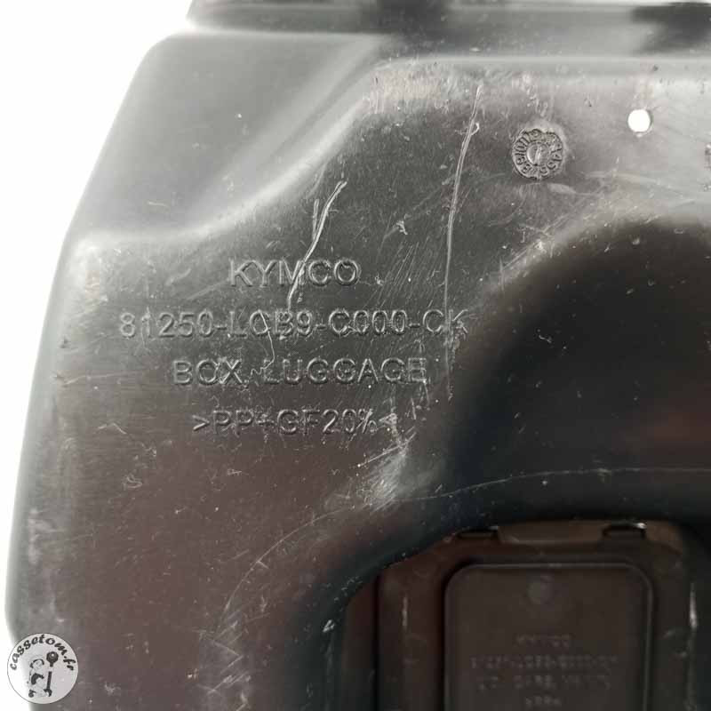 Coffre sous selle  Kymco 50 Agility 2020