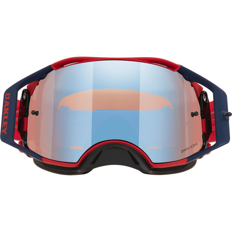 Masque OAKLEY Airbrake MX - Renault Matte White écran Prizm Sapphire