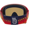 Masque OAKLEY O-Frame 2.0 Pro MX - TLD rouge/orange écran Black Ice Iridium