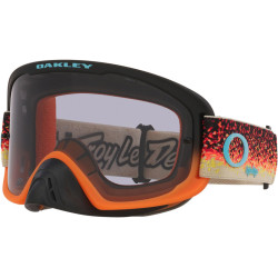 Masque OAKLEY O-Frame 2.0 Pro MX - TLD noir/orange écran gris clair