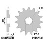 Pignon PBR acier standard - 420