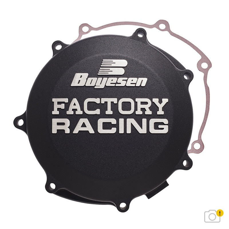 Couvercle de carter d'embrayage BOYESEN Factory Racing - noir