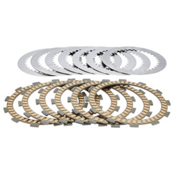 Kit disques garnis + lisses d'embrayage PROX