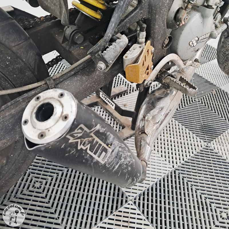 GILERA RCR 500cc 2016 accidenté - La Casse de l'Oncle Tom