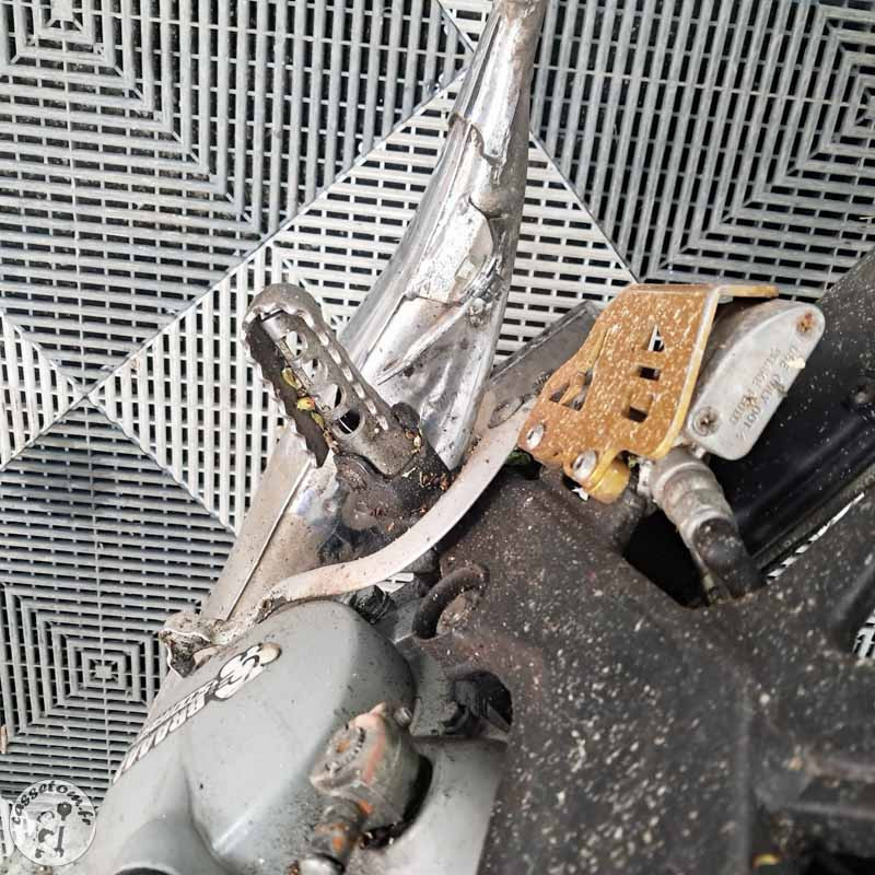 GILERA RCR 500cc 2016 accidenté - La Casse de l'Oncle Tom